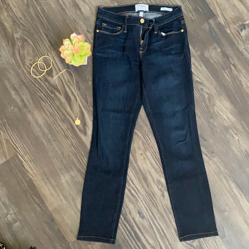 Frame Dark wash skinny size 26
